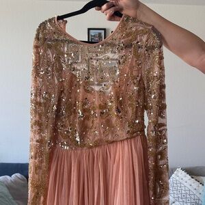 ASOS Embellished Long Sleeve Dress